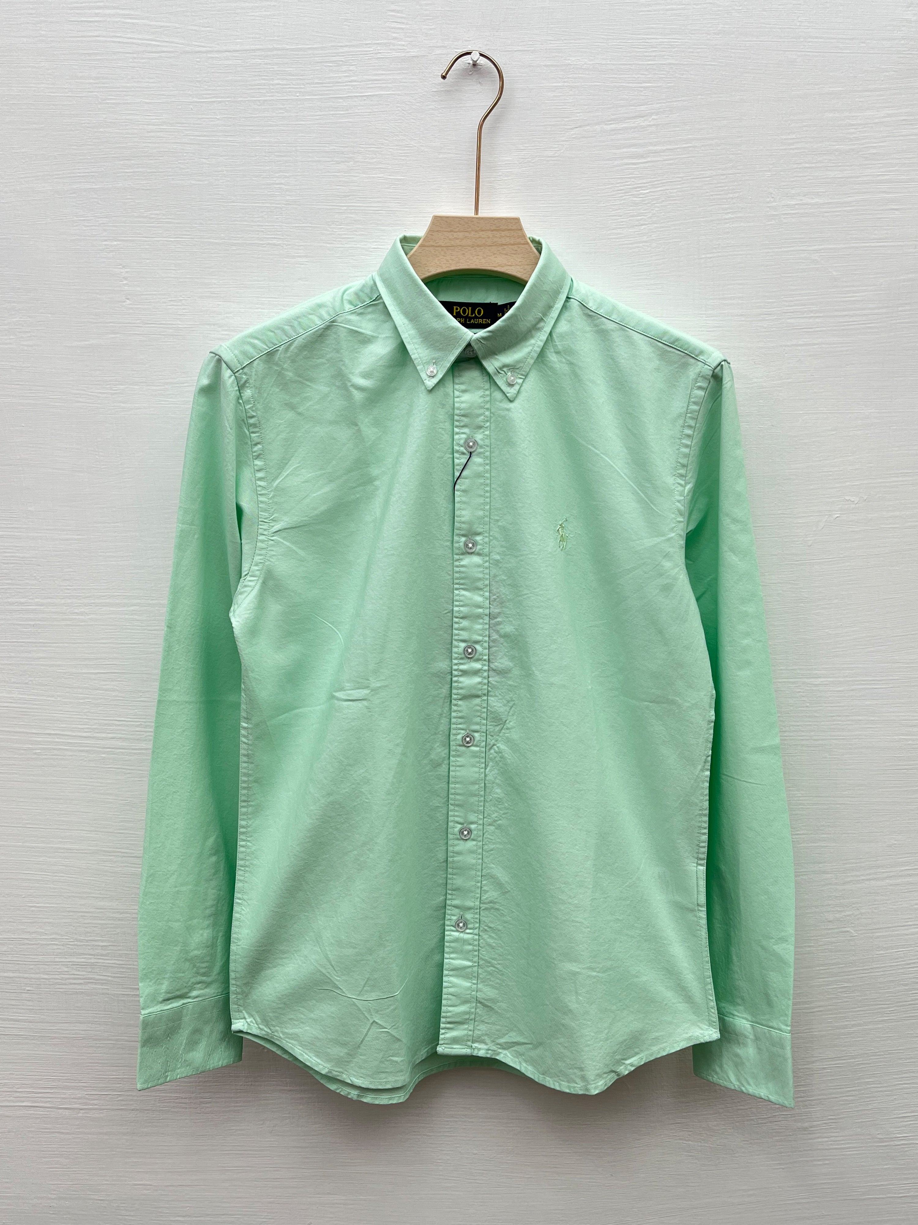 Light Green British Oxford Plain Shirt